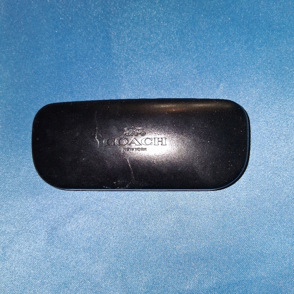 Coach Sleek Black Eyeglass Case